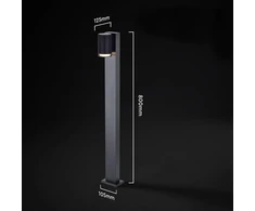 V-TAC sodo stulpas 80 cm GU10 juodas