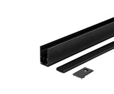 V-tac Magnetinių sistemų paviršinis bėgelis, juodas, 2m