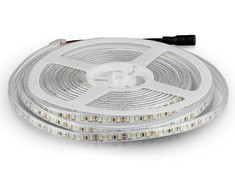 V-tac 7,5W/m LED juosta, 24V, 6500K, IP65, 10 metrų ritė