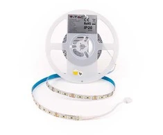 V-tac 14W/m LED juosta, 120LED/m, 24V, 3000-6000K, IP20, 5 metrų ritė