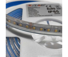 V-tac 14W/m LED juosta, 120LED/m, 24V, 3000-6000K, IP65, 5 metrų ritė