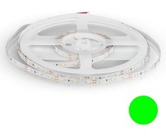 V-tac 4,2W/m LED juosta, 60LED/m, 12V, žalia sp., IP20, 5 metrų ritė