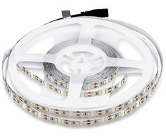 7,2W/m LED juosta, SMD 3528, 120LED/m, 6000K, IP20, 5m ritė