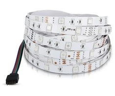 V-tac 6W/m LED juosta, 12V, 30LED/m, RGB, 5 metrų ritė