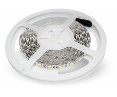 V-tac 10W/m LED juosta, 24V, 60LED/m, 6500K, 5 metrų ritė