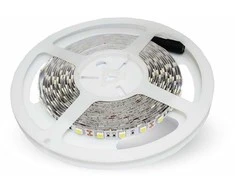 V-tac 10W/m LED juosta, 24V, 60LED/m, 4000K, 5 metrų ritė