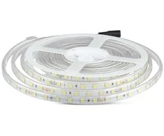 V-tac 10W/m LED juosta, 24V, 60LED/m, IP65, 6500K, 5 metrų ritė