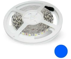 V-tac 11W/m LED juosta, 60LED/m, mėlyna sp., IP20, 5 metrų ritė