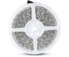 V-tac 11W/m LED juosta, 12V, 60LED/m, 3000K, IP65, 5m ritė