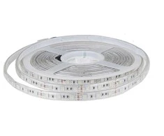 V-tac 7W/m LED juosta, 60 LED/m, 12V, RGB, IP65, 5m ritė