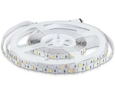 V-tac 8W/m LED juosta, 60 LED/m, RGB + 3000K