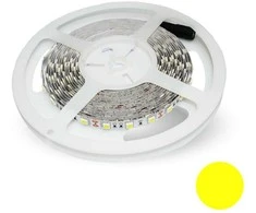 V-tac 11W/m LED juosta, 60LED/m, geltona sp., IP20, 5 metrų ritė