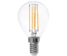 Żarówka LED filamentas V-TAC 4W kulka P45 E14 3xKlik ściemnialna VT-2604 3000K 400lm