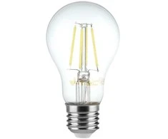V-tac 10W LED filamentinė lemputė, E27, A60, 3000K