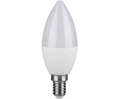 V-tac 2,9W LED lemputė, E14, žvakės formos, balta, 3000K
