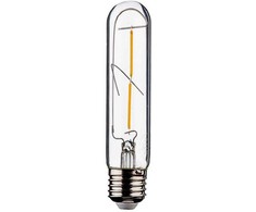 V-tac 2W LED filamentinė lemputė, E27, T30, skaidri, 3000K