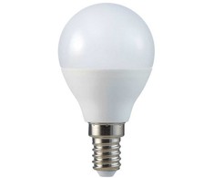 V-tac 4,5W LED lemputė E14, P45, 3000K, 6vnt. pakuotėje