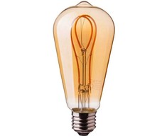 V-tac 4,8W LED filamentinė lemputė, ST64, E27, gintaro sp., 1800K