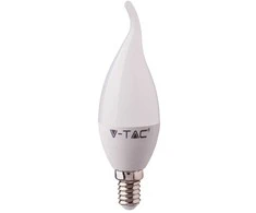 4W LED lemputė V-TAC E14 SMD, žvakės formos, 4500K (dienos šviesa)