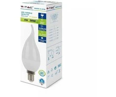 Żarówka LED V-TAC 4W E14 świeczka płomyk VT-1818TP 6400K 350lm