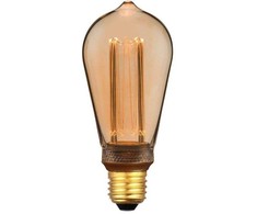V-tac 4W LED filamentinė lemputė, ST64, E27, gintaro sp. stiklu, 1800K