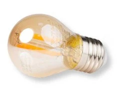 V-tac 4W LED filamentinė lemputė, E27, G45, gintaro sp., 2200K