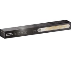 V-tac 5W LED filamentinė lemputė, E27, T30, gintaro sp., 2200K