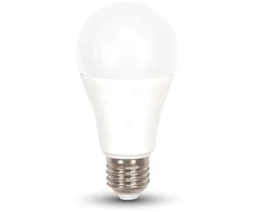 V-tac 9W LED lemputė, E27, A60, termoplastinė, 6000K, dimeriuojama