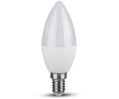 5,5W LED lemputė, žvakės formos, E14, 4000K, CREE LED chip, dimeriuojama