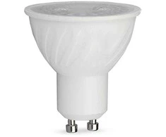 6W LED lemputė, GU10, 110°, 4000K, CREE LED chip