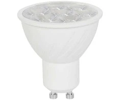 6W LED lemputė, GU10, 3000K, 10°