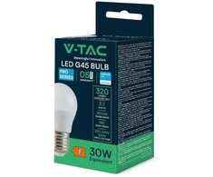 3,7W LED lemputė, E27, G45, 4000K, SAMSUNG LED chip