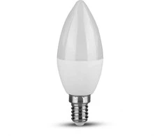 4.5W LED lemputė, žvakės formos, E14, termoplastikas, 4000K, SAMSUNG LED chip