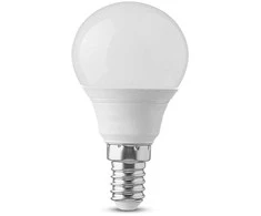 5.5W LED lemputė V-TAC, P45, E14, termoplastikas, 3000K (šiltai balta), SAMSUNG LED chip