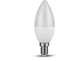 5.5W LED lemputė V-TAC, žvakės formos, E14, termoplastikas, 4000K (natūraliai balta), SAMSUNG LED chip