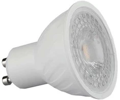 6W LED lemputė, GU10, šviesos kampas 110°, 3000K, SAMSUNG LED chip