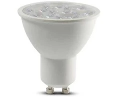 6W LED lemputė V-TAC, GU10, 6400K (šaltai balta), SAMSUNG LED chip