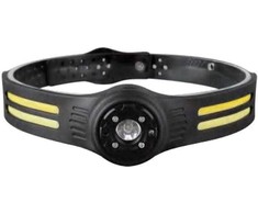 V-tac 3+5W LED įkraunamas žibintuvėlis, juodas, IP43, tvirtinamas ant galvos