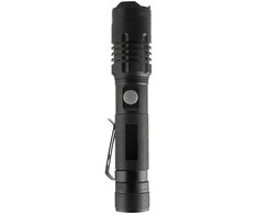Bikuvalt 10W LED įkraunamas žibintuvėlis, juodas, IP54