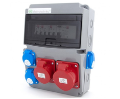 Els Elektrotechnika 11NO42C11C1F Konstrukciniai skirstomieji įrenginiai 32A/5P + 16A/5P + 4*GS 230V + apsaugos + diferencialas, 11NO42C11C1F