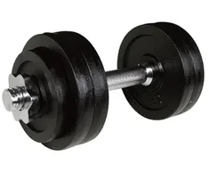 15 kg ketaus hantelių rinkinys