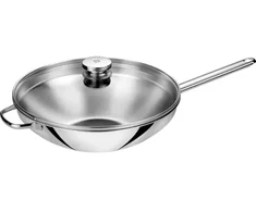 2 rankenų wok su dangčiu Zwilling Plus - 32 cm