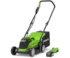 24V Vejapjovė 33 cm GREENWORKS GD24LM33K4 - Rinkinys kroviklis + akumulator 4Ah - 2516107UB