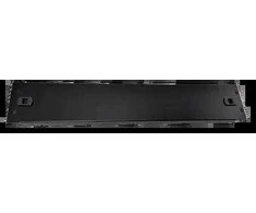 2U 19" metalinis korpusas, greito tvirtinimo spaustukais, juodas ALANTEC