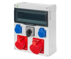 Elektro Plast Nasielsk KOS Vieno lizdo Dante hermetika IP44 16A balta (450439)