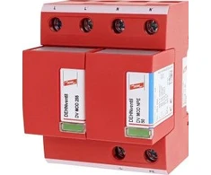 951205 Viršįtampių iškroviklis tipas T1+T2 50kA 25kA 4P 100kV DEHNventil M TN 255 FM 951205