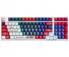 Klaviatūra A4Tech Bloody S98 USB Sports Navy (BLMS Raudona Plus jungikliai)