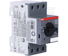 ABB variklio apsaugos jungiklis MS116-1.0 3P 1A 1SAM250000R1005