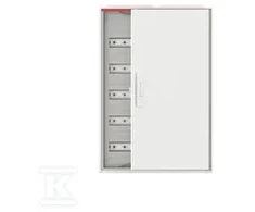 ABB Modulinė paviršinio montavimo hermetiška plieninė skirstomoji spinta ComfortLineCA 5x24 120M IP44 125A II klasė pilnos durys N+PE Quick CA25V 2CPX