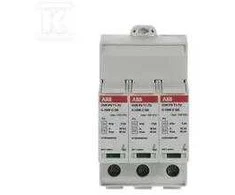 ABB Viršįtampių ribotuvas B+C, T1+T2 tipo, skirtas PV įrenginių apsaugai 1100 V, Iimp = 5 kA, In = 20 kA, PV OVR 5–1000 P QS 2CTB812050R1000